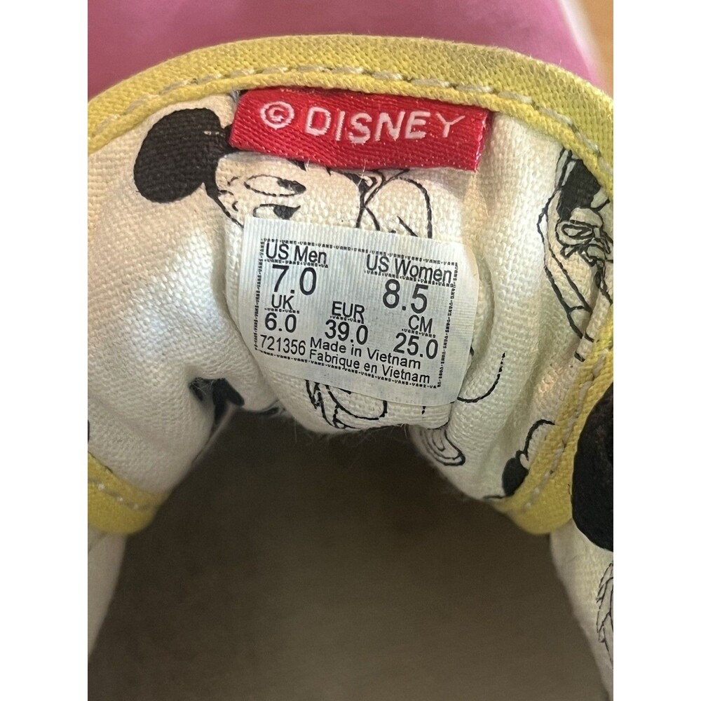 Vans X Disney Old Skool Shoes 80s Mickey Minnie Mouse Mens 7 Womens 8.5 - Picture 13 of 13